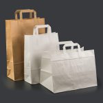 SAM flat-handle paper bags sizes