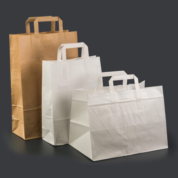 SAM flat-handle paper bags